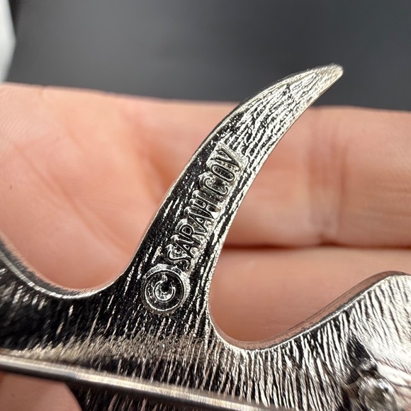 Vintage Brooch Lot Signed Trifari Sarah Coventry Bird‎ Airplane Cat Clown - Picture 14 of 16